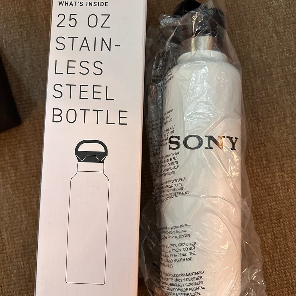 Sony Alpha 25oz Stainless Steal Water Bottle - Brand New, Very Rare & Never Used